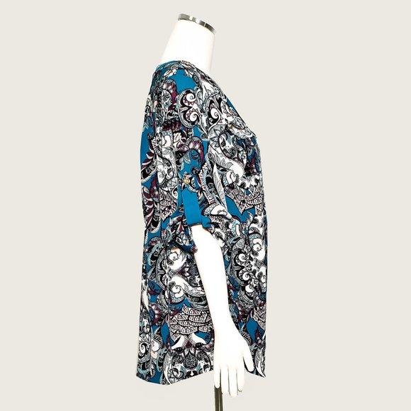 Charter Club Woman Paisley Blouse NWOT - Picture 5 of 9